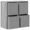  Széf fiókkal Szürke Sonoma 59,5 x 27 x 57 cm