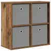  Széf fiókkal Öreg fa 59,5 x 27 x 57 cm