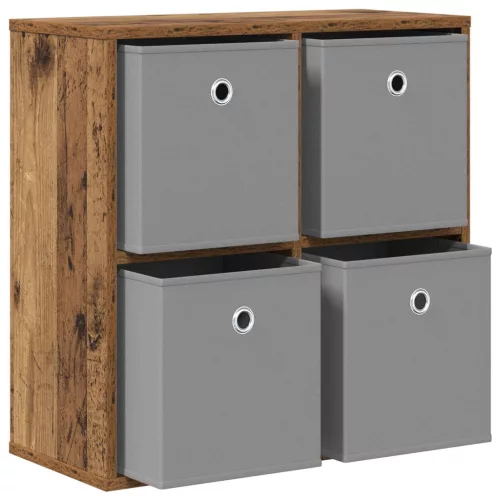  Széf fiókkal Öreg fa 59,5 x 27 x 57 cm