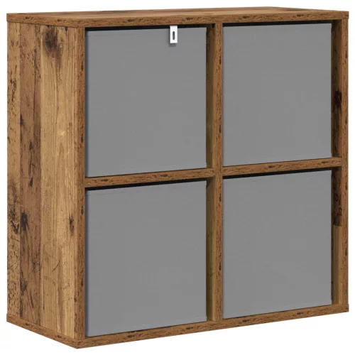  Széf fiókkal Öreg fa 59,5 x 27 x 57 cm