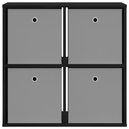  Széf fiókkal Fekete tölgy 68,5 x 32 x 67 cm