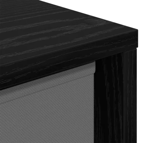  Széf fiókkal Fekete tölgy 68,5 x 32 x 67 cm