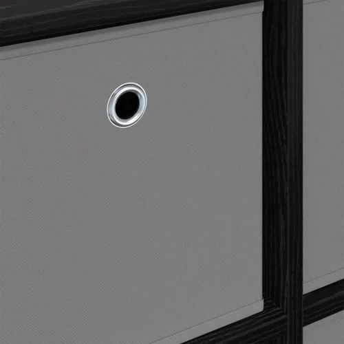  Széf fiókkal Fekete tölgy 68,5 x 32 x 67 cm