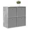  Széf fiókkal Beton Szürke 68,5 x 32 x 67 cm