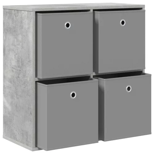  Széf fiókkal Beton Szürke 68,5 x 32 x 67 cm