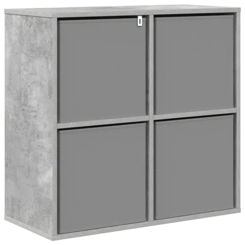  Széf fiókkal Beton Szürke 68,5 x 32 x 67 cm