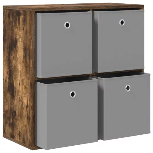  Széf fiókkal Füstölt tölgy 68,5 x 32 x 67 cm