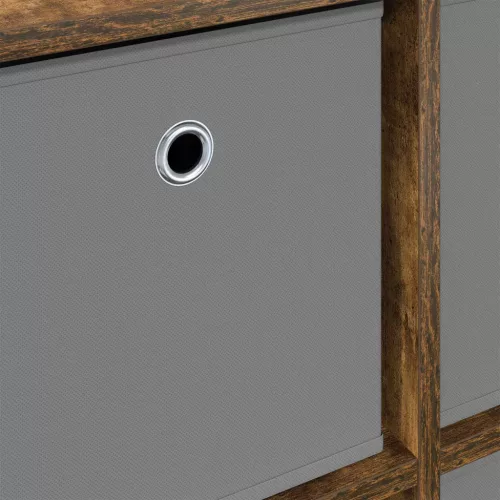  Széf fiókkal Füstölt tölgy 68,5 x 32 x 67 cm