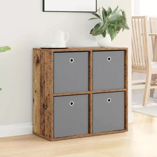  Széf fiókkal Öreg fa 68,5 x 32 x 67 cm