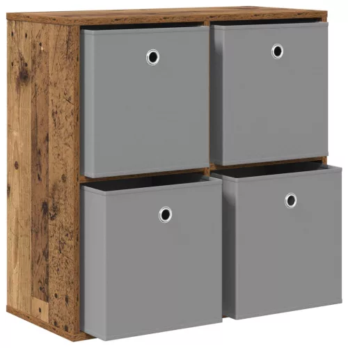  Széf fiókkal Öreg fa 68,5 x 32 x 67 cm