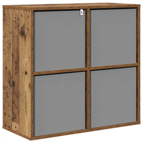  Széf fiókkal Öreg fa 68,5 x 32 x 67 cm