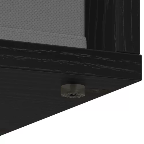  Széf fiókkal Fekete tölgy 25,5 x 22 x 69,5 cm