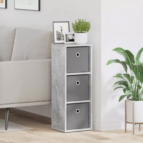  Széf fiókkal Beton Szürke 25,5 x 22 x 69,5 cm