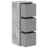 Széf fiókkal Beton Szürke 25,5 x 22 x 69,5 cm