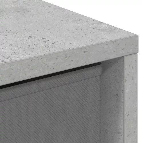  Széf fiókkal Beton Szürke 25,5 x 22 x 69,5 cm