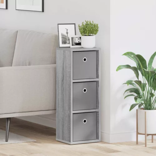  Széf fiókkal Szürke Sonoma 25,5 x 22 x 69,5 cm