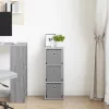  Széf fiókkal Szürke Sonoma 25,5 x 22 x 69,5 cm