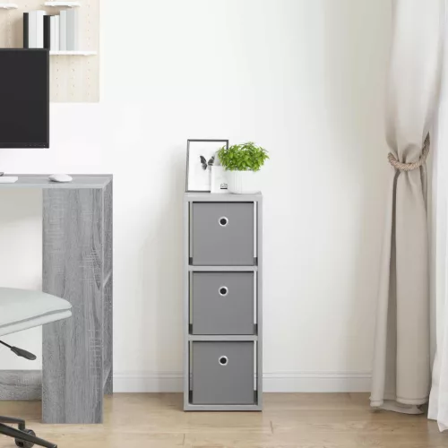  Széf fiókkal Szürke Sonoma 25,5 x 22 x 69,5 cm