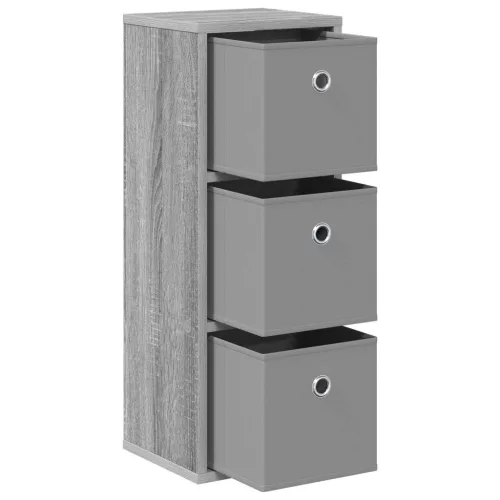  Széf fiókkal Szürke Sonoma 25,5 x 22 x 69,5 cm