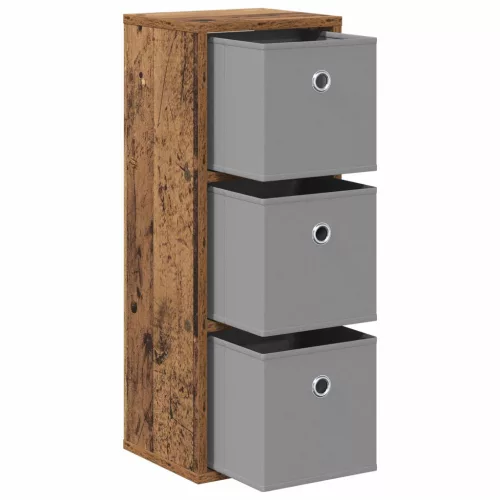  Széf fiókkal Öreg fa 25,5 x 22 x 69,5 cm