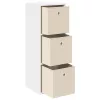  Széf fiókkal Fehér 30,5 x 27 x 84,5 cm