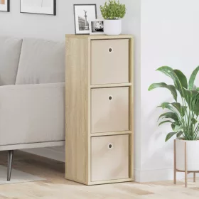  Széf fiókkal Sonoma tölgy 30,5 x 27 x 84,5 cm