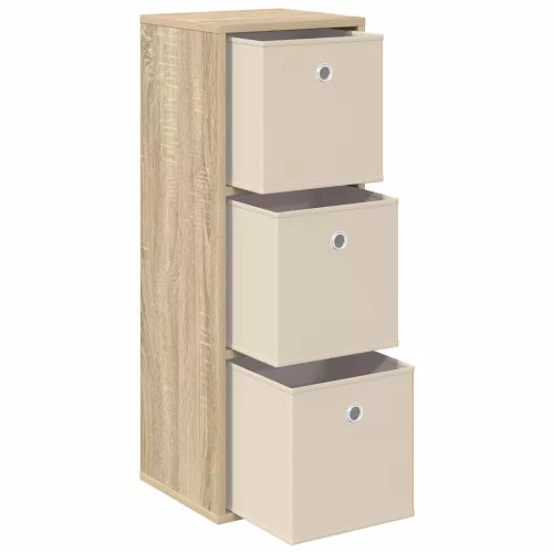  Széf fiókkal Sonoma tölgy 30,5 x 27 x 84,5 cm