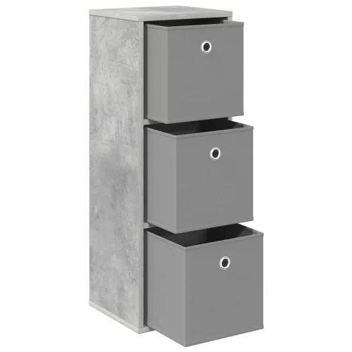  Széf fiókkal Beton Szürke 30,5 x 27 x 84,5 cm