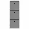  Széf fiókkal Beton Szürke 30,5 x 27 x 84,5 cm