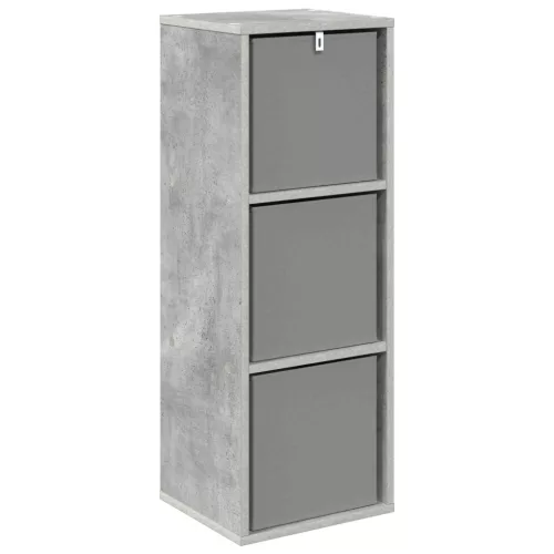  Széf fiókkal Beton Szürke 30,5 x 27 x 84,5 cm