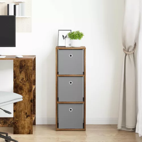  Széf fiókkal Füstölt tölgy 30,5 x 27 x 84,5 cm