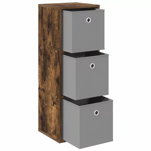  Széf fiókkal Füstölt tölgy 30,5 x 27 x 84,5 cm