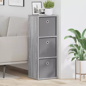  Széf fiókkal Szürke Sonoma 30,5 x 27 x 84,5 cm