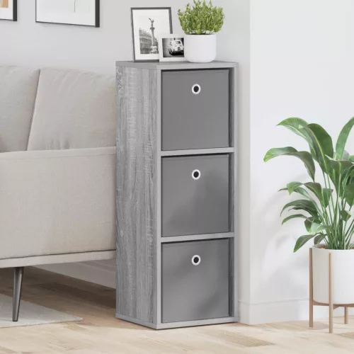  Széf fiókkal Szürke Sonoma 30,5 x 27 x 84,5 cm