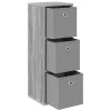  Széf fiókkal Szürke Sonoma 30,5 x 27 x 84,5 cm