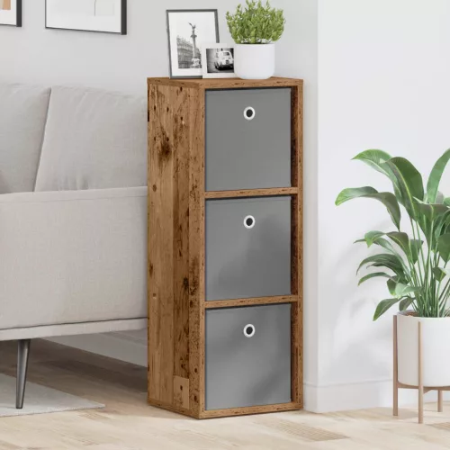  Széf fiókkal Öreg fa 30,5 x 27 x 84,5 cm