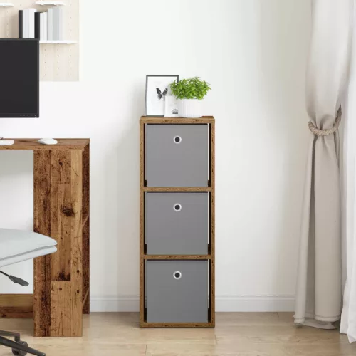  Széf fiókkal Öreg fa 30,5 x 27 x 84,5 cm