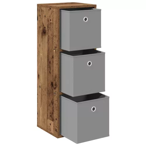  Széf fiókkal Öreg fa 30,5 x 27 x 84,5 cm