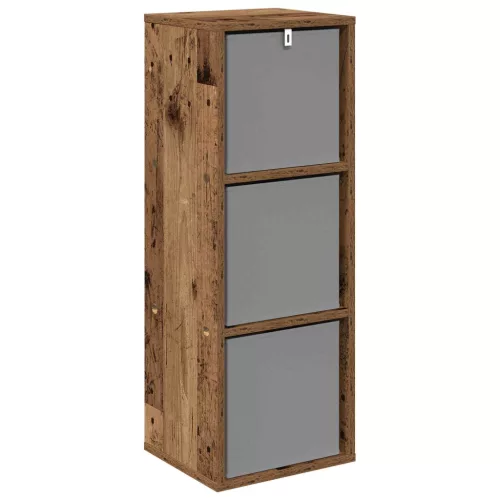  Széf fiókkal Öreg fa 30,5 x 27 x 84,5 cm