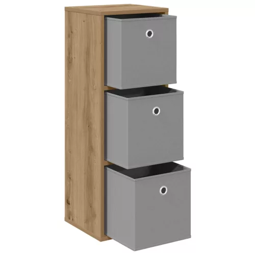  Széf fiókkal Artisan tölgy 30,5 x 27 x 84,5 cm