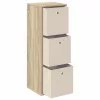  Széf fiókkal Sonoma tölgy 35 x 32 x 99,5 cm