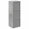  Széf fiókkal Beton Szürke 35 x 32 x 99,5 cm