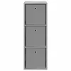  Széf fiókkal Beton Szürke 35 x 32 x 99,5 cm
