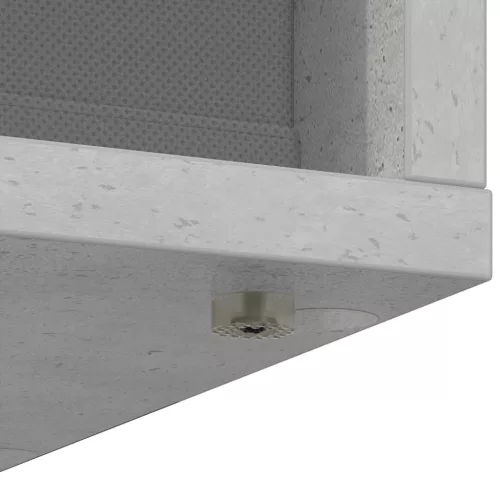  Széf fiókkal Beton Szürke 35 x 32 x 99,5 cm