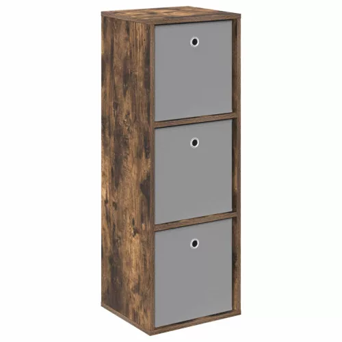  Széf fiókkal Füstölt tölgy 35 x 32 x 99,5 cm