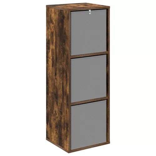  Széf fiókkal Füstölt tölgy 35 x 32 x 99,5 cm