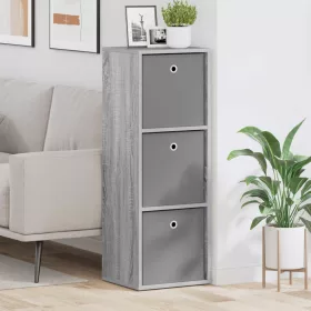  Széf fiókkal Szürke Sonoma 35 x 32 x 99,5 cm