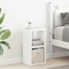  Éjjeli asztal fiókkal 2 pcs Fehér 25,5 x 22 x 49,5 cm Faanyag