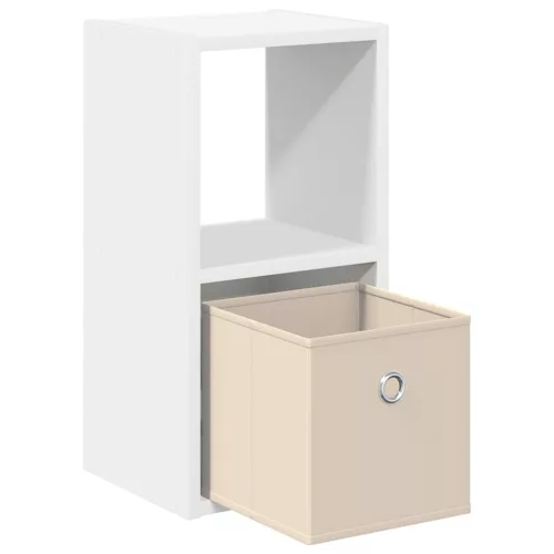  Éjjeli asztal fiókkal 2 pcs Fehér 25,5 x 22 x 49,5 cm Faanyag