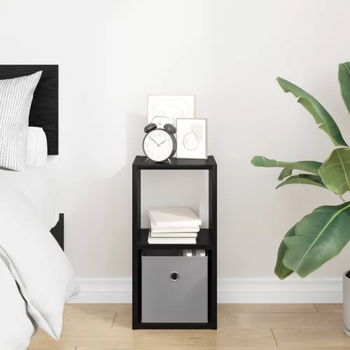  Éjjeli asztal fiókkal Fekete tölgy 25,5 x 22 x 49,5 cm Faanyag